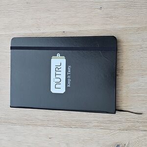 NWOT NÜTRL Black Notebook